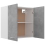 Concrete gray plywood hanging cabinet 60x31x60 cm by vidaXL, Kitchen cabinets - Ref: Foro24-801272, Price: 61,92 €, Discount: %