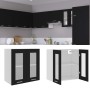 Hanging kitchen cabinet in black plywood wood, 60x31x60 cm by vidaXL, Kitchen cabinets - Ref: Foro24-802522, Price: 50,48 €, ...