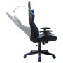 Silla de gaming de cuero sintético negro y azul de vidaXL, Sillones para videojuegos - Ref: Foro24-20502, Precio: 186,68 €, D...