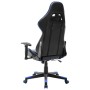 Silla de gaming de cuero sintético negro y azul de vidaXL, Sillones para videojuegos - Ref: Foro24-20502, Precio: 186,68 €, D...