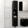 Armario de baño madera contrachapada negro 30x30x179 cm de vidaXL, Muebles de baño - Ref: Foro24-802625, Precio: 69,76 €, Des...