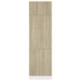 Plywood refrigerator cabinet in oak color 60x57x207 cm by vidaXL, Kitchen cabinets - Ref: Foro24-802541, Price: 165,02 €, Dis...