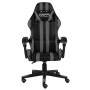 Schwarzer und grauer Gaming-Stuhl aus Kunstleder von vidaXL, Bürostühle - Ref: Foro24-20522, Preis: 113,99 €, Rabatt: %