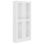 Sperrholz-Vitrine weiß 82,5x30,5x185,5 cm von vidaXL, Bücherregale und Regale - Ref: Foro24-802768, Preis: 189,76 €, Rabatt: %