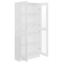 White plywood display case 82.5x30.5x185.5 cm by vidaXL, Bookcases and shelves - Ref: Foro24-802768, Price: 203,99 €, Discoun...