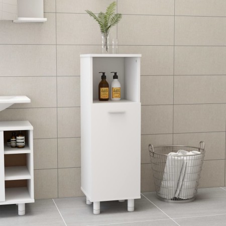 Badezimmerschrank aus weißem Sperrholz, 30 x 30 x 95 cm von vidaXL, Badezimmermöbel - Ref: Foro24-802615, Preis: 45,23 €, Rab...