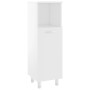 White plywood bathroom cabinet 30x30x95 cm by vidaXL, Bathroom furniture - Ref: Foro24-802615, Price: 45,23 €, Discount: %