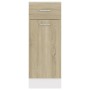 Armario inferior madera ingeniería roble 30x46x81,5 cm de vidaXL, Armarios de cocina - Ref: Foro24-801207, Precio: 68,55 €, D...