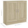 Oak-colored plywood book cabinet 82.5x30.5x80 cm by vidaXL, Bookcases and shelves - Ref: Foro24-802708, Price: 57,14 €, Disco...