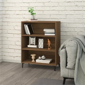 Oak brown plywood sideboard 69.5x32.5x90cm by vidaXL, Sideboards - Ref: Foro24-817380, Price: 51,84 €, Discount: %