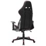 Silla de gaming reposapiés cuero sintético negro y rojo tinto de vidaXL, Sillones para videojuegos - Ref: Foro24-20517, Preci...