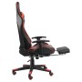 Swivel gaming chair with red PVC footrest by vidaXL, Gaming chairs - Ref: Foro24-20487, Price: 145,56 €, Discount: %