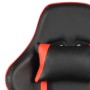 Swivel gaming chair with red PVC footrest by vidaXL, Gaming chairs - Ref: Foro24-20487, Price: 145,56 €, Discount: %