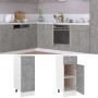 Armario bajo cajón madera ingeniería gris hormigón 30x46x81,5cm de vidaXL, Armarios de cocina - Ref: Foro24-801208, Precio: 8...