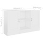 Sperrholz Anrichte weiß 120x30,5x70 cm von vidaXL, Sideboards - Ref: Foro24-802777, Preis: 91,28 €, Rabatt: %