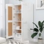 Glossy white plywood shelf 82.5x30.5x150 cm by vidaXL, Bookcases and shelves - Ref: Foro24-802729, Price: 175,32 €, Discount: %