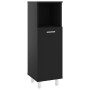 Black plywood bathroom cabinet 30x30x95 cm by vidaXL, Bathroom furniture - Ref: Foro24-802616, Price: 64,37 €, Discount: %