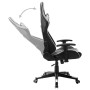 Silla de gaming de cuero sintético negro y blanco de vidaXL, Sillones para videojuegos - Ref: Foro24-20507, Precio: 176,47 €,...