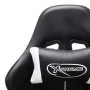 Silla de gaming de cuero sintético negro y blanco de vidaXL, Sillones para videojuegos - Ref: Foro24-20507, Precio: 176,47 €,...