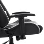 Silla de gaming de cuero sintético negro y blanco de vidaXL, Sillones para videojuegos - Ref: Foro24-20507, Precio: 176,47 €,...