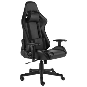 Black PVC swivel gaming chair by vidaXL, Gaming chairs - Ref: Foro24-20478, Price: 189,99 €, Discount: %