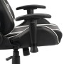 Silla gaming giratoria PVC blanco de vidaXL, Sillones para videojuegos - Ref: Foro24-20482, Precio: 151,99 €, Descuento: %