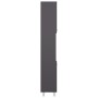 Glossy gray plywood bathroom cabinet 30x30x179 cm by vidaXL, Bathroom furniture - Ref: Foro24-802632, Price: 121,99 €, Discou...