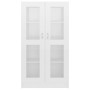 Glossy white engineered wood display case 82.5x30.5x150 cm by vidaXL, Bookcases and shelves - Ref: Foro24-802765, Price: 165,...