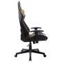 Silla de gaming de cuero sintético negro y dorado de vidaXL, Sillones para videojuegos - Ref: Foro24-20504, Precio: 170,25 €,...