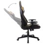 Silla de gaming de cuero sintético negro y dorado de vidaXL, Sillones para videojuegos - Ref: Foro24-20504, Precio: 170,25 €,...