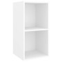 TV wall cabinets 2 pcs plywood white by vidaXL, TV Furniture - Ref: Foro24-3079844, Price: 68,69 €, Discount: %