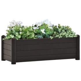 Erhöhte Gartenmöbel PP anthrazitgrau 100x43x35 cm von vidaXL, Töpfe und Pflanzgefäße - Ref: Foro24-313977, Preis: 87,41 €, Ra...