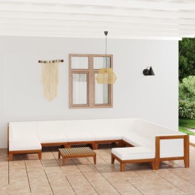 Garden furniture and cushions set 11 pieces solid acacia wood by vidaXL, Garden sets - Ref: Foro24-3058128, Price: 1,00 €, Di...