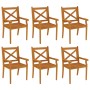 Garden dining set 7 pieces solid acacia wood by vidaXL, Garden sets - Ref: Foro24-3058004, Price: 610,86 €, Discount: %