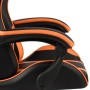 Silla gaming con reposapiés cuero sintético negro y naranja de vidaXL, Sillas de oficina - Ref: Foro24-20532, Precio: 175,07 ...