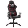 Gaming-Stuhl aus schwarzem und rotem Kunstleder von vidaXL, Gaming-Stühle - Ref: Foro24-20509, Preis: 149,99 €, Rabatt: %