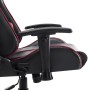 Gaming-Stuhl aus schwarzem und rotem Kunstleder von vidaXL, Gaming-Stühle - Ref: Foro24-20509, Preis: 149,99 €, Rabatt: %