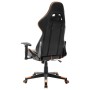 Silla de gaming de cuero sintético negro y naranja de vidaXL, Sillones para videojuegos - Ref: Foro24-20508, Precio: 149,23 €...