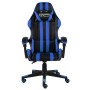 Schwarz-blauer Gaming-Stuhl aus Kunstleder von vidaXL, Bürostühle - Ref: Foro24-20518, Preis: 114,99 €, Rabatt: %