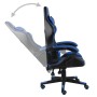 Schwarz-blauer Gaming-Stuhl aus Kunstleder von vidaXL, Bürostühle - Ref: Foro24-20518, Preis: 114,99 €, Rabatt: %