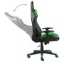 Drehbarer Gaming-Stuhl aus grünem PVC von vidaXL, Gaming-Stühle - Ref: Foro24-20493, Preis: 144,00 €, Rabatt: %