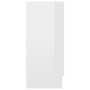 Aparador madera contrachapada blanco brillante 120x30,5x70 cm de vidaXL, Aparadores - Ref: Foro24-802783, Precio: 90,05 €, De...