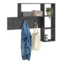 FMD Wall coat rack with 4 open compartments anthracite gray by FMD, Hat and coat racks - Ref: Foro24-433868, Price: 140,94 €,...