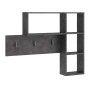 FMD Wall coat rack with 4 open compartments anthracite gray by FMD, Hat and coat racks - Ref: Foro24-433868, Price: 140,94 €,...