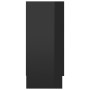 Glossy black plywood display case 120x30.5x70 cm by vidaXL, Sideboards - Ref: Foro24-802793, Price: 147,68 €, Discount: %