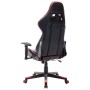 Silla de gaming de cuero sintético negro y rojo de vidaXL, Sillones para videojuegos - Ref: Foro24-20503, Precio: 138,53 €, D...