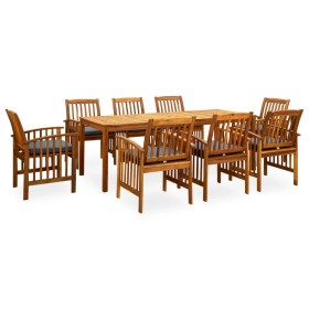 Garden dining set 9 pieces and solid acacia wood cushions by vidaXL, Garden sets - Ref: Foro24-3058093, Price: 1,00 €, Discou...