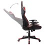 Silla de gaming de cuero sintético negro y rojo de vidaXL, Sillones para videojuegos - Ref: Foro24-20503, Precio: 138,53 €, D...