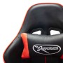 Silla de gaming de cuero sintético negro y rojo de vidaXL, Sillones para videojuegos - Ref: Foro24-20503, Precio: 138,53 €, D...