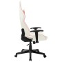 Silla de gaming de cuero sintético blanco y rosa de vidaXL, Sillones para videojuegos - Ref: Foro24-20534, Precio: 196,24 €, ...